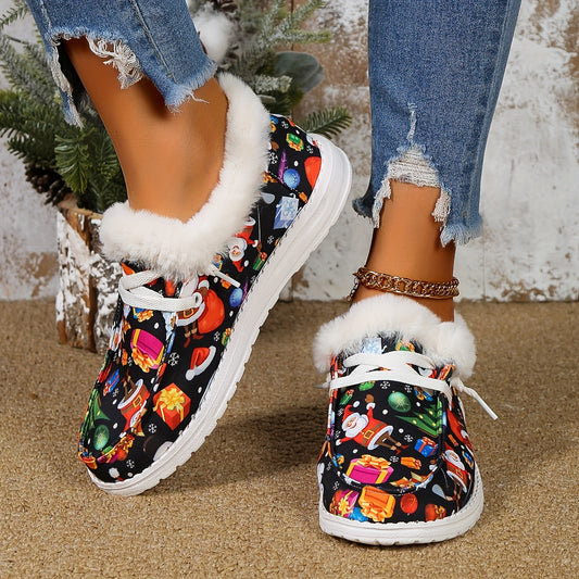Stay in style and comfort this holiday season with our Festive and Fashionable Women's Christmas Pattern Sneakers. With a unique design and comfortable fit, these sneakers are perfect for casual and outdoor wear. Don't sacrifice fashion for comfort - get the best of both worlds with our festive sneakers.