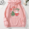 Cute Christmas Graphic Print Hoodie: A Versatile and Stylish Addition to Your Winter Wardrobe!