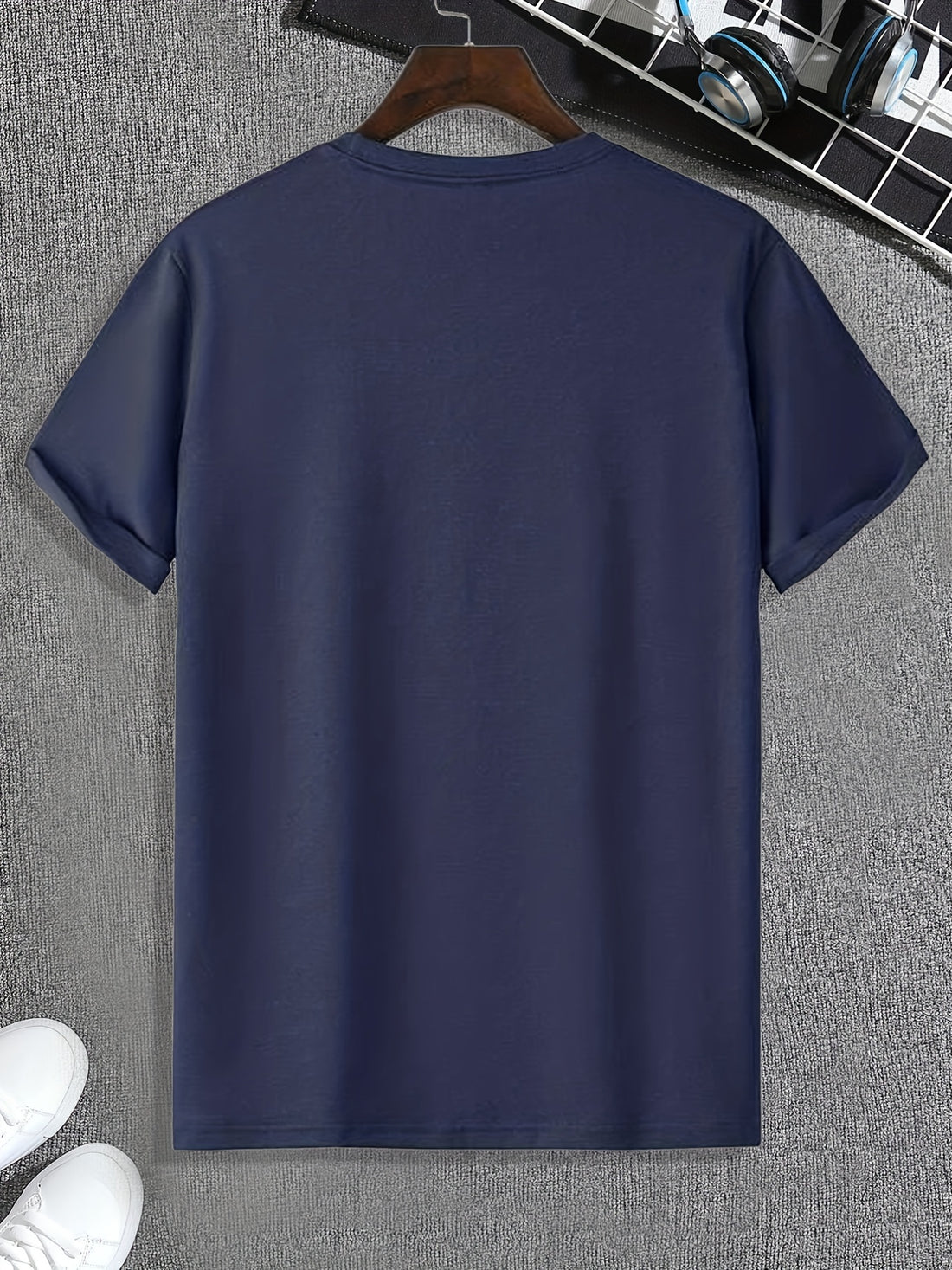 Stay stylish and comfortable with our Playfully Stylish t-shirt! Featuring a funny cartoon shark pattern, this graphic tee is perfect for all your summer outdoor ventures and casual wear needs. Made for men, this t-shirt makes an ideal gift for any stylish man in your life.