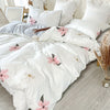 Pastoral Blooms: 3-Piece Fashionable Duvet Cover Set with Soft Comfort for Bedroom or Guest Room