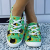 Cute and Comfy Women's Cartoon Black Cats Print Shoes: Perfect for Halloween and Everyday Wear