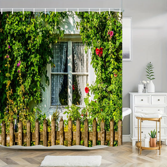 Transform your bathroom into a serene retreat with our Vibrant Landscape Print Shower Curtain. Featuring a stunning landscape print, this curtain adds an element of nature to your oasis. Made with high-quality materials, it not only enhances the aesthetic of your bathroom but also provides durability.