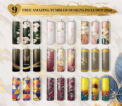 20 oz & 30 oz Skinny Tumbler Sublimation Designs, Sunflowers Love Yellow Rainbow Love Of Life Tumbler - PNG Digital Download