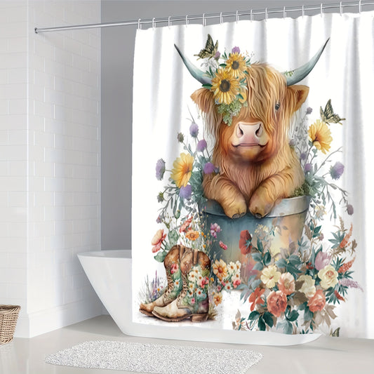 Enhance your bathroom with style and functionality with our Cute Cow Floral Bathroom Set. This complete set adds a touch of charm with a cute cow design, while providing functionality with various bathroom essentials. Elevate your bathroom décor with this delightful set.