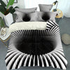 Black Hole Dreams: 3-Piece Duvet Cover Set - Expanding Your Sleep Experience(1*Duvet Cover + 2*Pillowcases, Without Core)