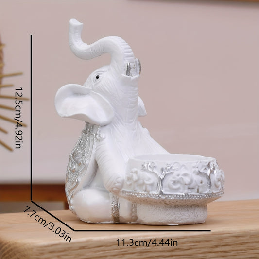 Elevate your home decor or special occasion with our Elephant Candle Holder! Crafted with exquisite detail, this versatile piece is perfect for adding ambiance and style to any space. Use it for aromatherapy, weddings, or simply as a beautiful table accent. Trust in our dedication to quality and design.