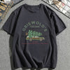 Griswolds Plus Size: Casual and Trendy Graphic Print Comfortable Crew Neck T-Shirts for Men - Summer Oversized Loose Tees