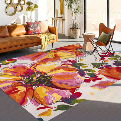 Instantly elevate the look of any room with this luxurious circular arc geometric mosaic area rug. Crafted with 100% polyester, its high-quality fabric ensures durability and a soft feel. Perfect for any décor, this gorgeous rug will bring your space to the next level.