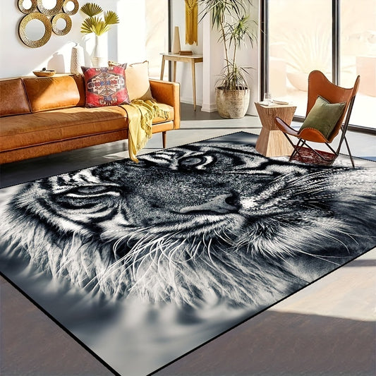 Introducing the Tiger Area Rug – a perfect way to enhance any home! Featuring a non-slip resistant, waterproof design, this machine washable carpet is ideal for both indoor and outdoor settings. Upgrade your living room, bedroom, nursery, or outdoor patio with this elegant and practical home décor!