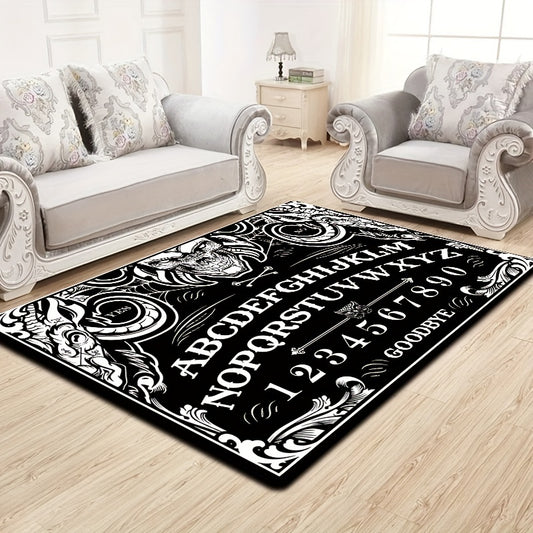 Complete your witchy décor with the Mystical Melange Divination Door Mat. This non-slip, oil proof foot mat is perfect for altar decoration and living room décor. Create a unique style and add a mystical flair to your everyday.