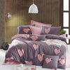 Love Print Duvet Cover Set: Stylish and Cozy Bedding for Your Bedroom or Dorm Room