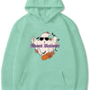 Halloween Moo-vement: Men's Dairy Cow Pattern Hoodie with Kangaroo Pocket