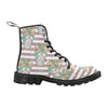 Cute Plant Boots, Greenery Martin Boots for Women