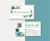 Luxury Personalized Arbonne Business Cards, QR Code Arbonne Business Card AB07