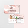 Abstract Minimal Geometric Pattern Arbonne Marketing Bundle, Personalized Arbonne Cards, Arbonne Business Card AB124