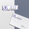 Purple Hand Drawn Leaves Arbonne Address Label Card, Personalized Arbonne Business Cards AB148