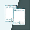 Wave Blue Arbonne Note Card, Personalized Arbonne Business Cards AB157