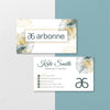 Tropical Luxury Arbonne Business Card QR Code, Personalized Arbonne Business Card QR Code AB134