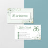 Flower Simple Arbonne Business Card, Personalized Arbonne Business Cards AB130