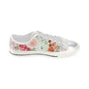 Summer Flowers Shoes, Watercolor Women's Classic Canvas Shoes