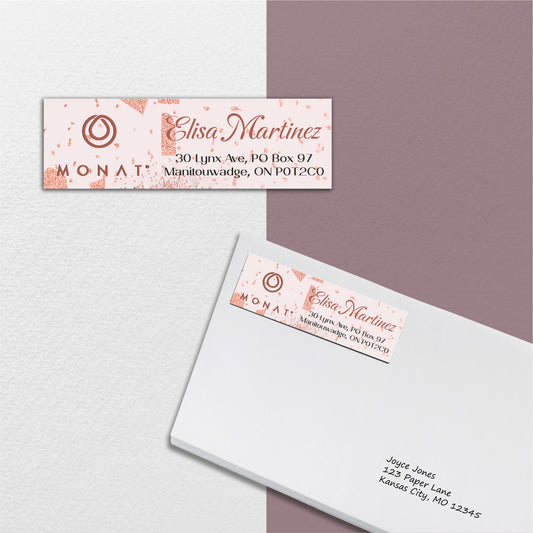 Glitter Monat Business Card, Personalized Monat Business Cards MN198