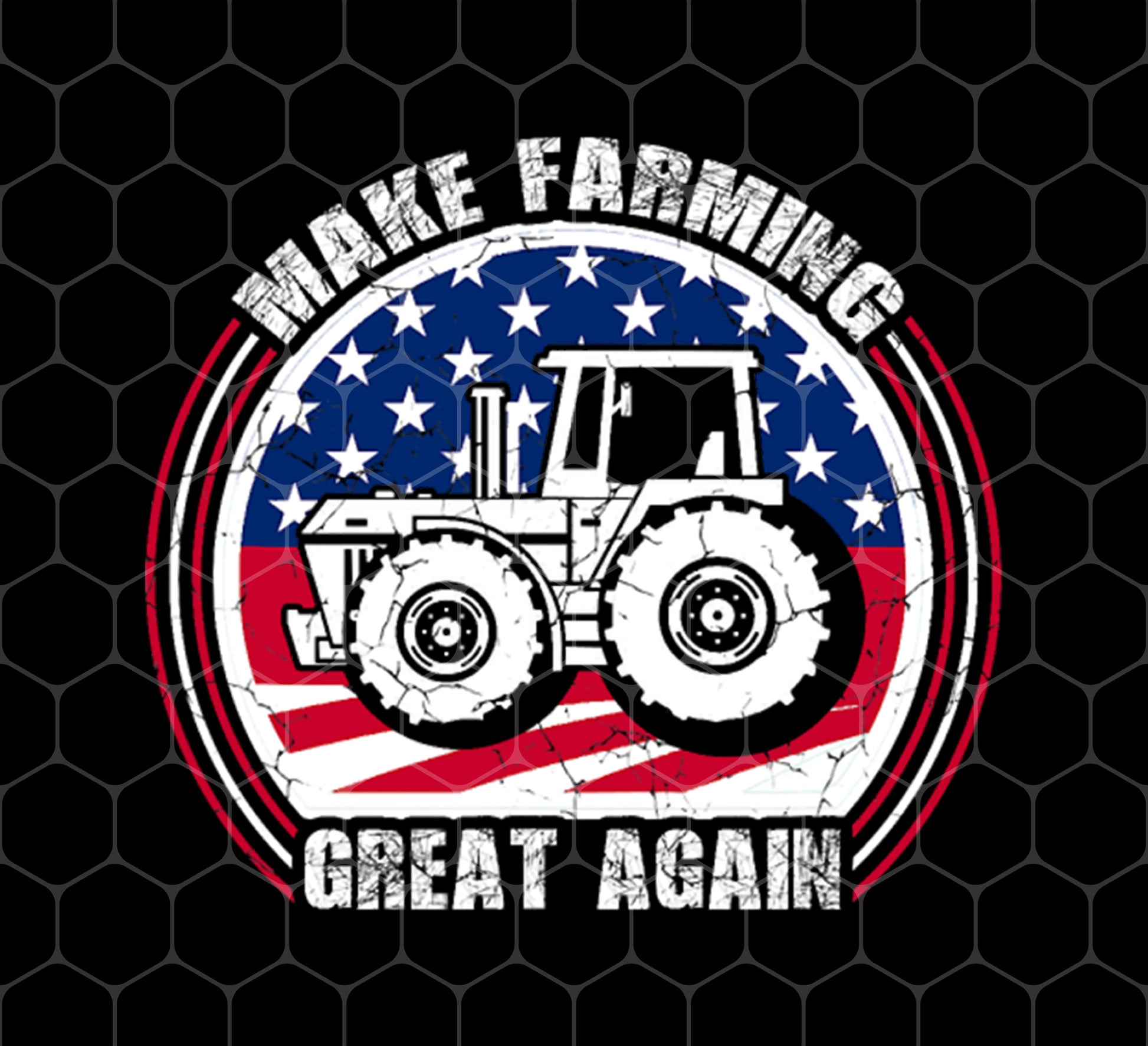 American Flag Make Farming Great Again Farmers, Png Printable, Digital File