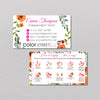 Color Street Business Card, Color Street Application Cards CL73