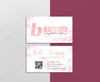 Flowwer Pink Beautycounter Business Card, Personalized Beautycounter Business Cards BC112