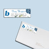 Blue Flowerful BeautyCounter Marketing Bundle, Personalized BeautyCounter Business Cards BC34