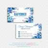Flowers Hand Drawn Luxury Beautycounter Business Card, Personalized Beautycounter Business Cards BC30