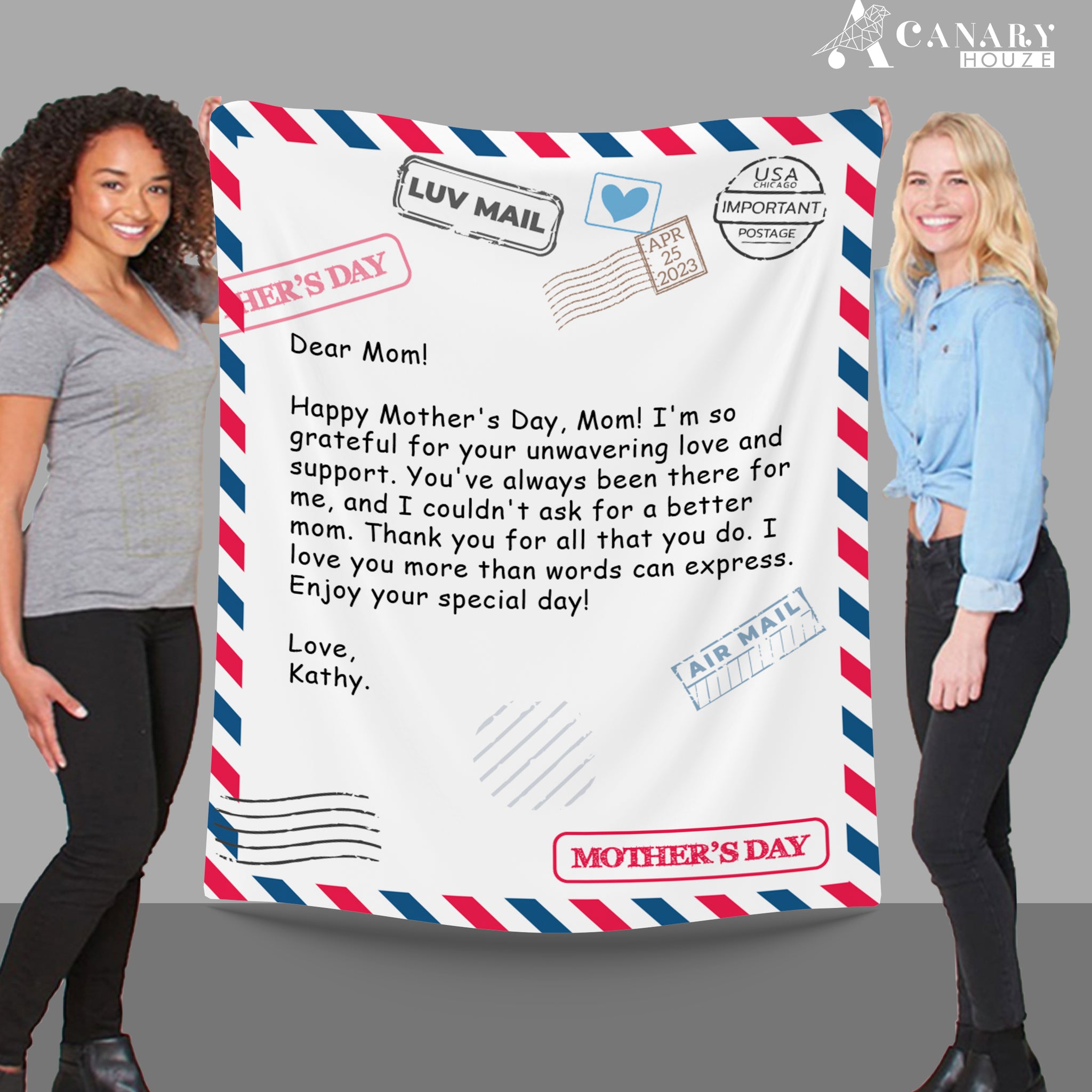 Mother Day Blanket Gift, Personalized Blanket - Gift For Mother Day BL01