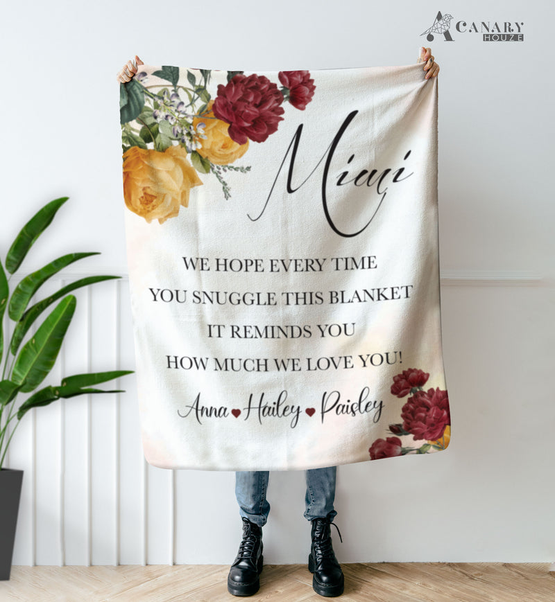 Custom blankets for online grandma