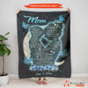 Custom Name Mom And Child Blanket Gift, Mother's Day Gifts, Love My Mom BL104