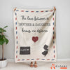 Blanket Gift For Mom, Mother's Day Gift, Best Loved Blanket For Mom, The Letter BL105