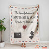 Blanket Gift For Mom, Mother's Day Gift, Best Loved Blanket For Mom, From Son BL106