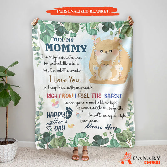 This Blanket Cute Bear Family is the perfect Mother's Day gift, designed to provide warmth and comfort for Mom. Crafted from a microfiber fabric blend, it offers superior softness and breathability to keep her cozy all year round. Give her the warmth she deserves.