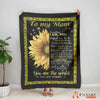 Love Mom, You Are The World, Best Mom Ever, Blanket Gift For Mother's Day BL50