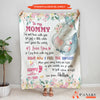 I Feel The Safest, Love Mother Blanket, Mother Blanket Gift, Mother's Day Gift BL83
