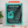Mother's Day Gifts, Custom Blanket Gif, Dolphin Pattern, Love My Mom BL94