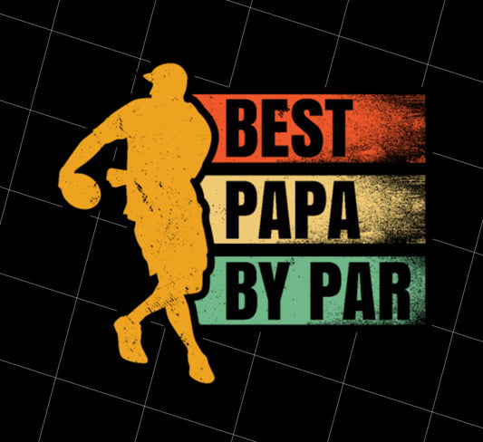 Best Papa By Par Png, Retro Disc Golf Png, Love Par Png, Gift For Dad Png, Png Printable, Digital File