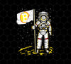 Bitcoin Astronaut, To The Moon, BTC Blockchain, Best Of Bitcoin Lover, Png Printable, Digital File