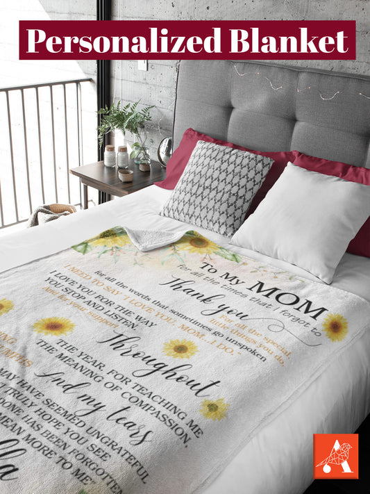 Personalized Blanket, Gift For Mom, Mother Day Blanket Gift - Gift For Mother Day BL25