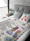 Blanket Gift For Mom, Mother's Day Gift, Love My Best Mom, Love Letter Blanket BL126