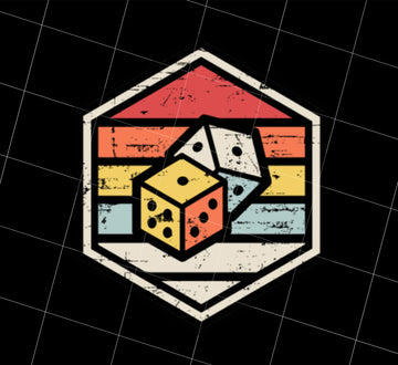 Boardgamers Png, Retro Badge Dice Png, Love Bet Png, Dice Or Cube Png, Retro Dice Like Bet Png, Birthday Gift, PNG Printable, DIGITAL File