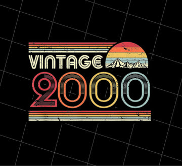 Born In 2000, 2000s Lover, Legend 2000 Gift Vintage Girl Boy Happy, Png Printable, Digital File