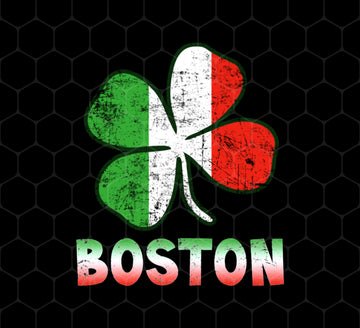Boston Irish Flag, St Patricks Day, Patrick Gift, Love Boston Gift, Png Printable, Digital File