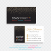 Color Street Business Card, Personalized Card, Color Street Application Cards CL149