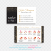 Color Street Business Card, Personalized Card, Color Street Application Cards CL149