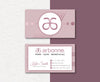 Luxury Pink Arbonne Card Custom, Personalized Arbonne Business Cards AB115