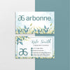 Leave Green Arbonne Business Card, Personalized Arbonne Business Cards AB154